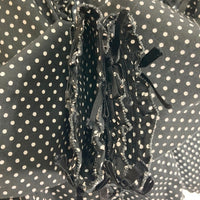 KANEKO ISAO カネコイサオ ドット柄リボンロングスカート ブラウス ブランケット 3点セット ブラック size- 瑞穂店