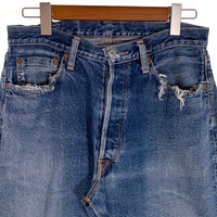 90's DENIME ドゥニーム ボタンフライ 赤耳 セルビッチ デニムパンツ ライトブルー D-HG1118 Size W33 福生店