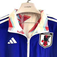 adidas アディダス 日本代表アンセムジャケット 2022 リバーシブル ブルー size2XL 瑞穂店