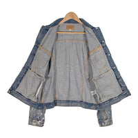 DENIM&SUPPLY RALPH LAUREN デニム&サプライ ラルフローレン デニムトラッカージャケット USED/ペンキ加工 インディゴ Size L 福生店