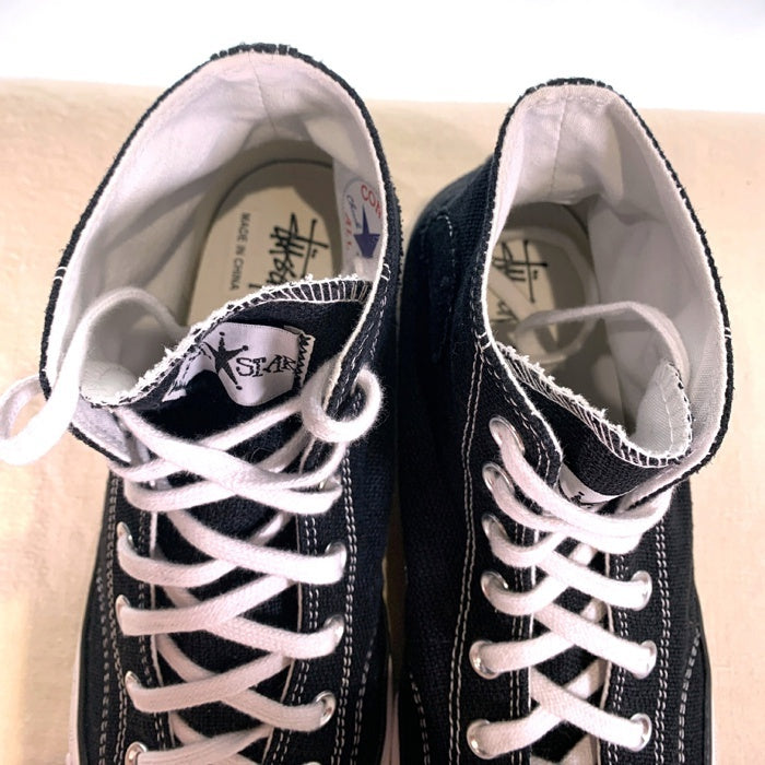 CONVERSE コンバース CHUCK 70 HI CT70 チャックテイラー ハイカットスニーカー STUSSY ステューシー ブラック  A01765C Size 29.5cm 福生店