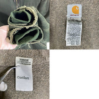 00's CARHARTT カーハート DUCK ACTIVE JACKET 裏ボア ダック アクティブジャケット グリーン J141 SPC Size Medium Regular 福生店