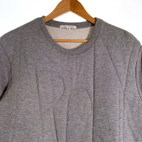 DISCOVERED ディスカバード キルティング 半袖スウェットトレーナー グレー DC-AW13-CU-04 Size 2 福生店