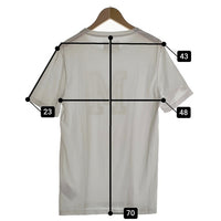 Maison Margiela メゾンマルジェラ 17SS Collegiate M Print Tee カレッジプリント 半袖 Tシャツ ホワイト S50GC0466 Size 48 福生店