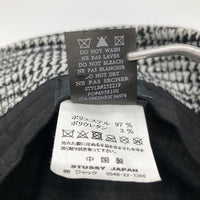 STUSSY ステューシー Lola Plaid Knit BuketHat バケットハット ブラック sizeXS 瑞穂店
