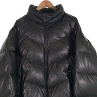 WTAPS ダブルタップス 21AW TTL SYNTHETIC JACKET シンセティックレザー 中綿 ジャケット ブラック 212BRDT-JKM02 Size 03 福生店