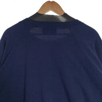 80's MAN SIZED ドイツ製 ラグランスリーブ クルーネックスウェットトレーナー サイドポケット ネイビー Size 4X 福生店