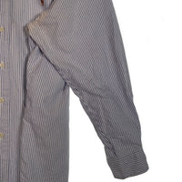 Ralph Lauren ラルフローレン YARMOUTH ボタンダウン ストライプシャツ ホワイト ライトブルー コットンオックスフォード Size 16 1/2 福生店