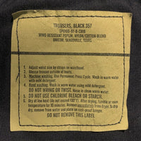 U.S.ARMY 米軍 TROUSERS BLACK 357 BDU カーゴパンツ ブラック 97年会計 Size S-XS 福生店