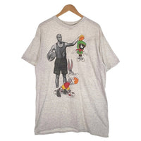 90`s NIKE ナイキ MICHAEL JORDAN マイケルジョーダン SPACE JAM スペースジャム プリントTシャツ アッシュグレー バッグスバニー 銀タグ Size L 福生店