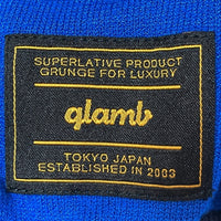 glamb グラム GB17SM/KNT01 Roland knit jersey ローランドニットジャージー ジャケット ブルー Size3 瑞穂店