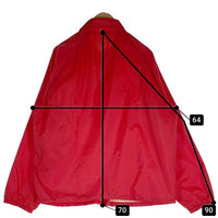 70's King Louie キングルイ Coors SOFTBALL クアーズ ソフトボール ナイロンコーチジャケット レッド USA製 Size L 福生店