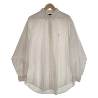 Ralph Lauren ラルフローレン YARMOUTH ボタンダウンシャツ 長袖 ホワイト Size 17 1/2 福生店