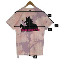 REAL BAD MAN リアルバッドマン 半袖 Tシャツ ピンク Size M 福生店