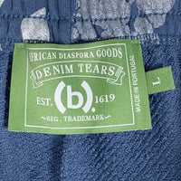 DENIM TEARS デニムティアーズ 24AW Bstroy Sweatpants スウェットパンツ ブルー Size L 福生店