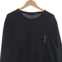 MONCLER モンクレール MAGLIA GIROCOLLO LS T-SHIRT ロンT ロングスリーブ 長袖 Tシャツ ブラック 27275369ISQA Size M 福生店