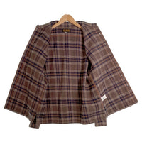 IRON HEART アイアンハート UHF スラブチェック 長袖 フランネル ウエスタン シャツ ブラウン IHSH-431 Size L 福生店
