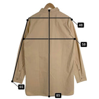 HOUSTON ヒューストン U.S.N. HEAVY POPLIN SHIRT ヘビーポプリン シャツ ワーク マチ付 カーキ 40492 Size 15 1/2 福生店