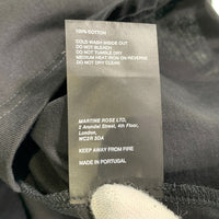 Martine Rose マーティンローズ FUNNEL NECK T-SHIRT ファネルネック ロングスリーブTシャツ ブラック Size XL 福生店