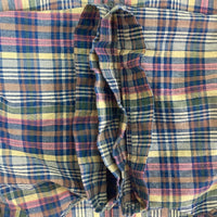 Ralph Lauren ラルフローレン MCMEEL ボタンダウン マドラスチェック 半袖シャツ ブルー×グリーン sizeXL 瑞穂店