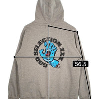GOD SELECTION XXX ゴッドセレクショントリプルエックス × SANTACRUZ サンタクルーズ プリント プルオーバー スウェットパーカー グレー Size L 福生店