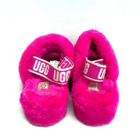 UGG アグ 1095119 フラッフ イヤー スライド ボア サンダル ピンク 24cm 瑞穂店