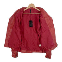 glamb グラム Mercury Riders マーキュリーライダース シープスキン ダブルライダースジャケット レッド GB16AT/JKT08 Size 4 福生店