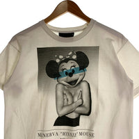 Geometrick ジオメトリック MINERVA MINNIE MOUSE ミネルヴァ ミニーマウス プリント 半袖 Tシャツ ホワイト Size M 福生店