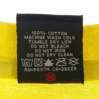 STUSSY ステューシー HOLD TIGHT キャラクター Tシャツ イエロー sizeL 瑞穂店