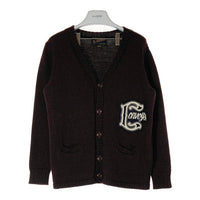 RADIALL ラディアル RAD-12AW-SPOT-KNIT001 カーディガン ワッペン付き バーガンディ sizeL 瑞穂店