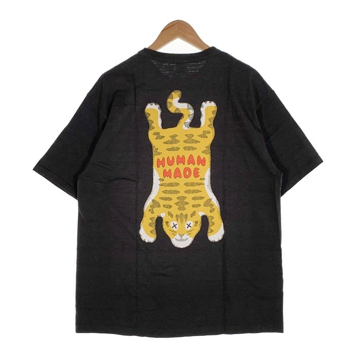 HUMAN MADE ヒューマンメイド 21SS KAWS カウズ T-SHIRT #4 Tシャツ ブラック タイガープリント XX22TE006  Size 2XL 福生店