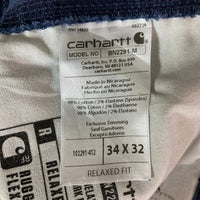 Carhartt カーハート 102291 RELAXED FIT リラックスフィット ペインターパンツ ネイビー size34 瑞穂店