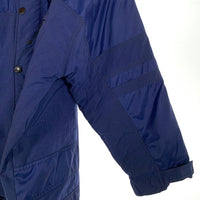 90-00's NIKE ナイキ ナイロン スタンドカラー ジップアップジャケット ロイヤルブルー ネイビー Size L 福生店