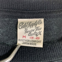 CALEE キャリー コットン ロンT ロングスリーブ 長袖 Tシャツ ブラック Size M 福生店