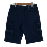 CITY OF THE LABEL ダック地 ダブルニー ペインターショーツ ショートパンツ ブラック Size 32 福生店
