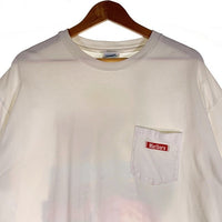 Marlboro マルボロ CACTUS RODEO プリントポケットTシャツ ホワイト サボテン Hanes USA製 Size XL 福生店