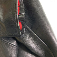 TRIPLE SIX 666 トリプルシックス レザー ダブルライダースジャケット ブラック レディース size34 瑞穂店