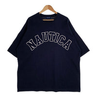 NAUTICA ノーティカ アーチロゴ ショートスリーブ Tシャツ ネイビー ヘビーオンス 212-1276 Size XXL 福生店