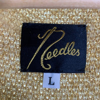 NEEDLES ニードルス 22AW Mohair Cardigan Zigzag モヘア カーディガン ジグザグ LQ274 イエロー ベージュ LQ274 Size L 福生店