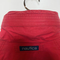 nautica ノーティカ 90's .エルボーパッチ ジップアップブルゾン レッド sizeL 瑞穂店