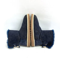 UGG アグ 1006493 W SELENE セリーヌ ショート ムートンブーツ ネイビーsize25cm 瑞穂店