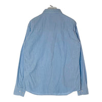 CHALLENGER チャレンジャー NO PAIN NO GAIN WESTERN SHIRT シャンブレー ウェスタンシャツ ブルー sizeL 瑞穂店