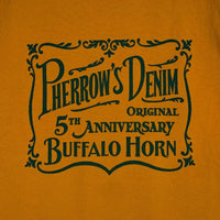 Pherrow's フェローズ プリント Tシャツ イエロー Size 38 福生店