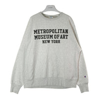 Champion チャンピオン REVERSE WEAVE トレーナー スウェット メトロポリタン美術館 ライトグレー size2Xl 瑞穂店