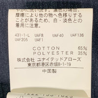 B&Y UNITED ARROWS ユナイテッドアローズ ウェルシー コットン リラックスシルエット 2B テーラードジャケット テーパードパンツ セット ネイビー Size S 福生店