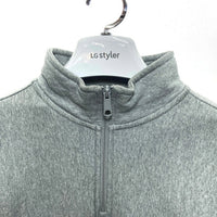 Carhartt WIP カーハートワークインプログレス Half Zip American Script Sweat ハーフジップ プルオーバースウェットトレーナー グレー Size XL 瑞穂店