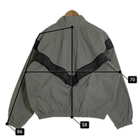 00's U.S.ARMY 米軍 IPFU JACKET ナイロン トレーニングジャケット ミリタリー グレー 8415-01-465-4820 04年会計 Size S-S 福生店