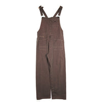 AT-DIRTY アットダーティー ヒッコリーストライプ オーバーオール ブラウン CKS1015 Size L 福生店
