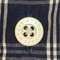 WTAPS ダブルタップス 16SS UNION S/S SHIRT コットン チェックシャツ 半袖 ネイビー 161GWDT-SHM08 Size M 福生店