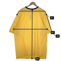 00's TOMMY HILFIGER トミーヒルフィガー クルーネックTシャツ イエロー メキシコ製 Size XXL 福生店